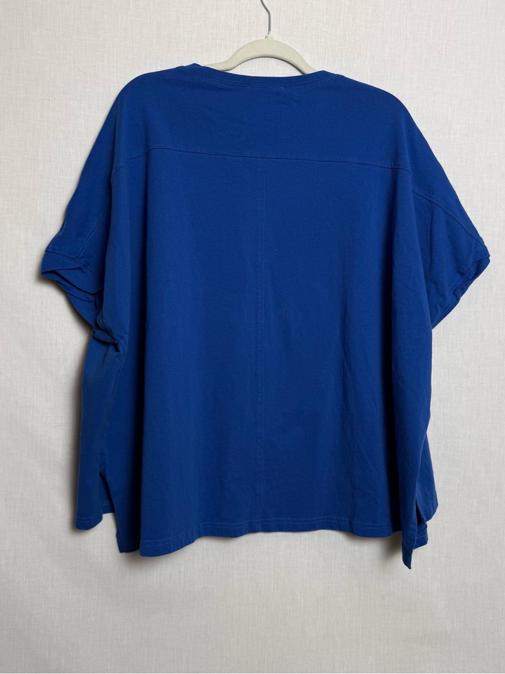 Fantastic Fawn Blue Sequin Bow Oversized Top Medium Coquette Cotton Tee - Picture 7 of 8